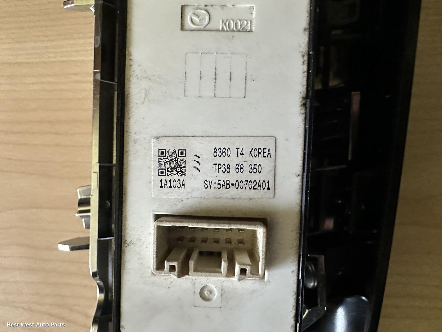 2019 MAZDA CX9 Pwr Dr Wind Switch