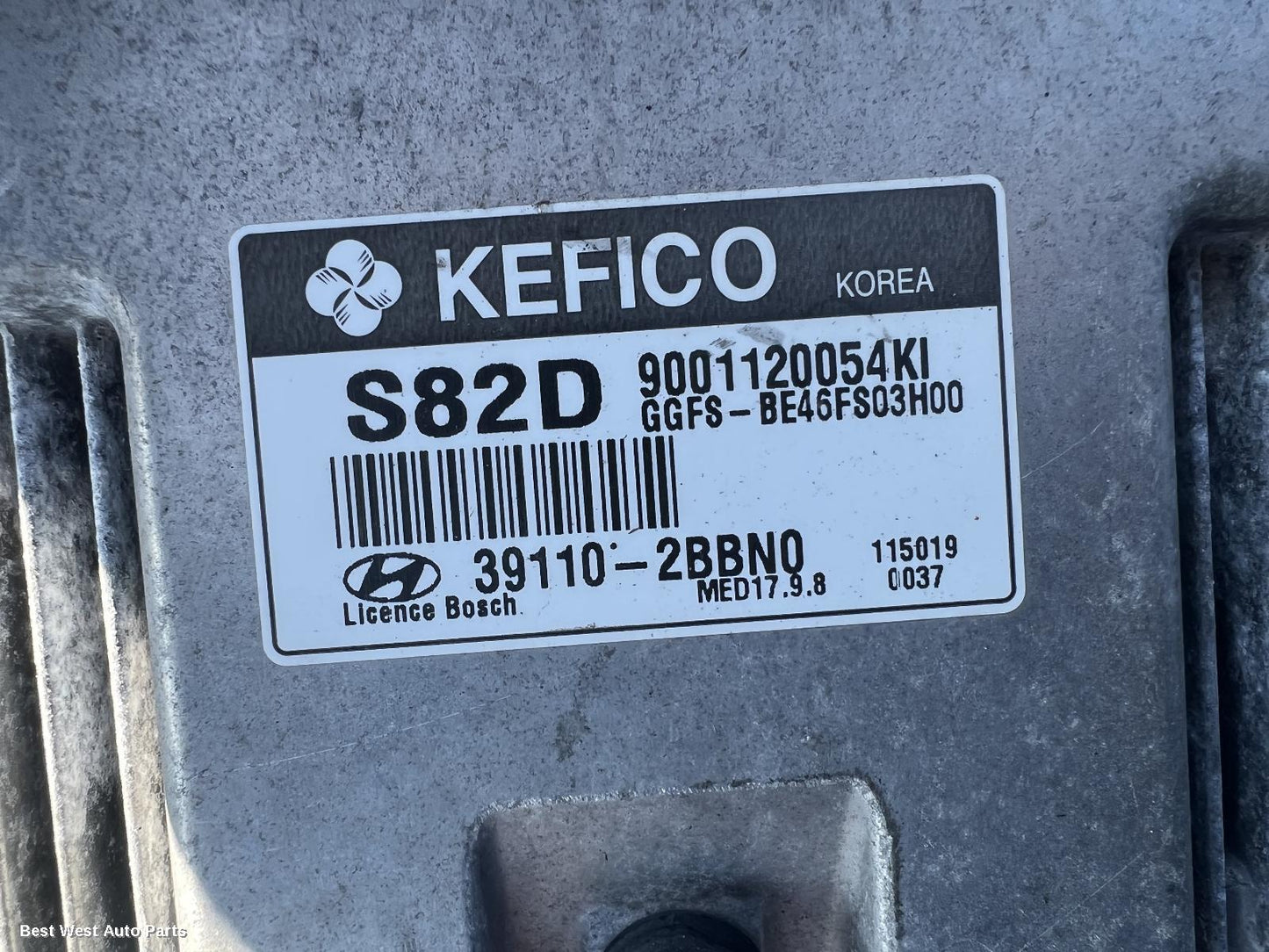 2012 HYUNDAI VELOSTER Ecu