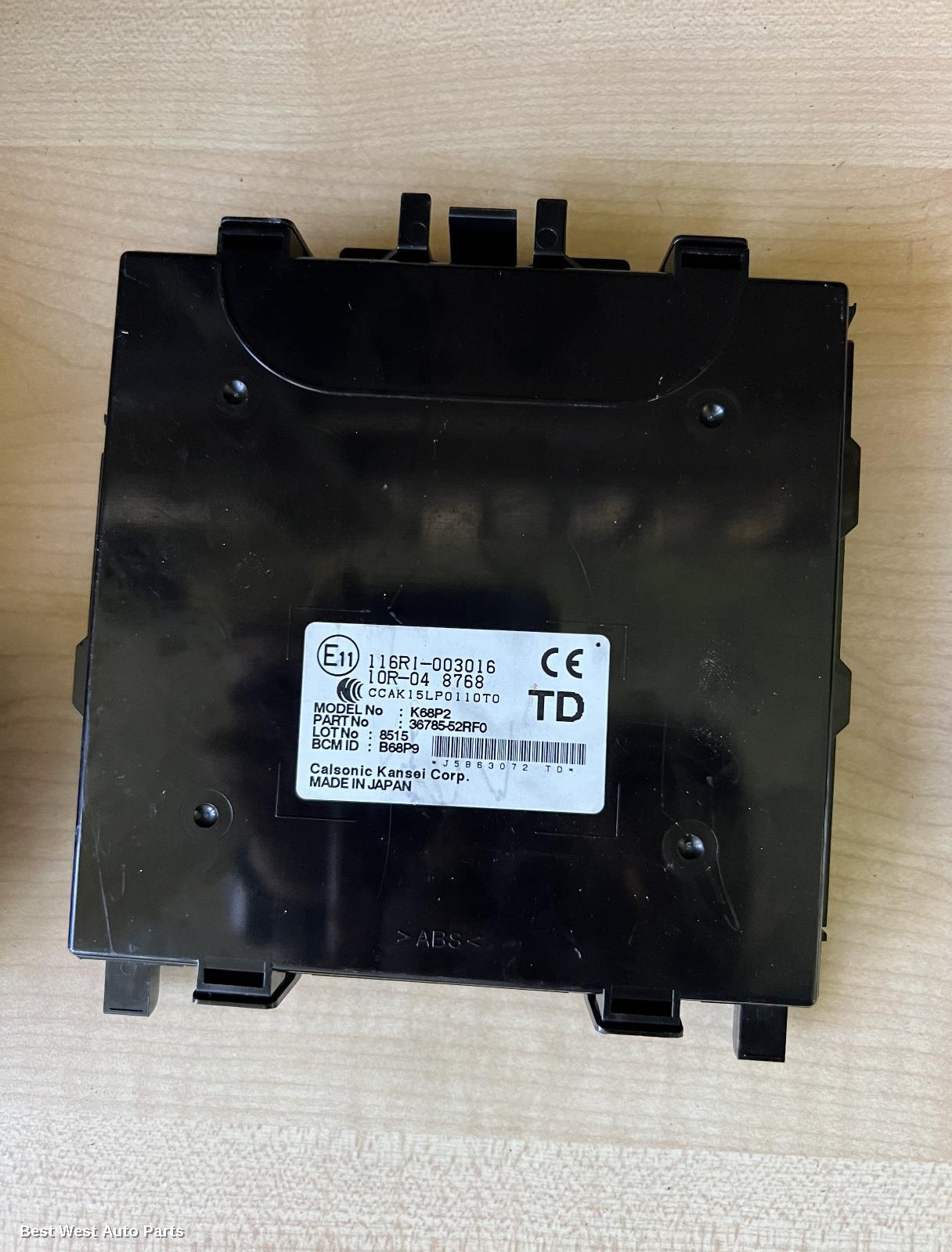 2018 SUZUKI SWIFT Ecu