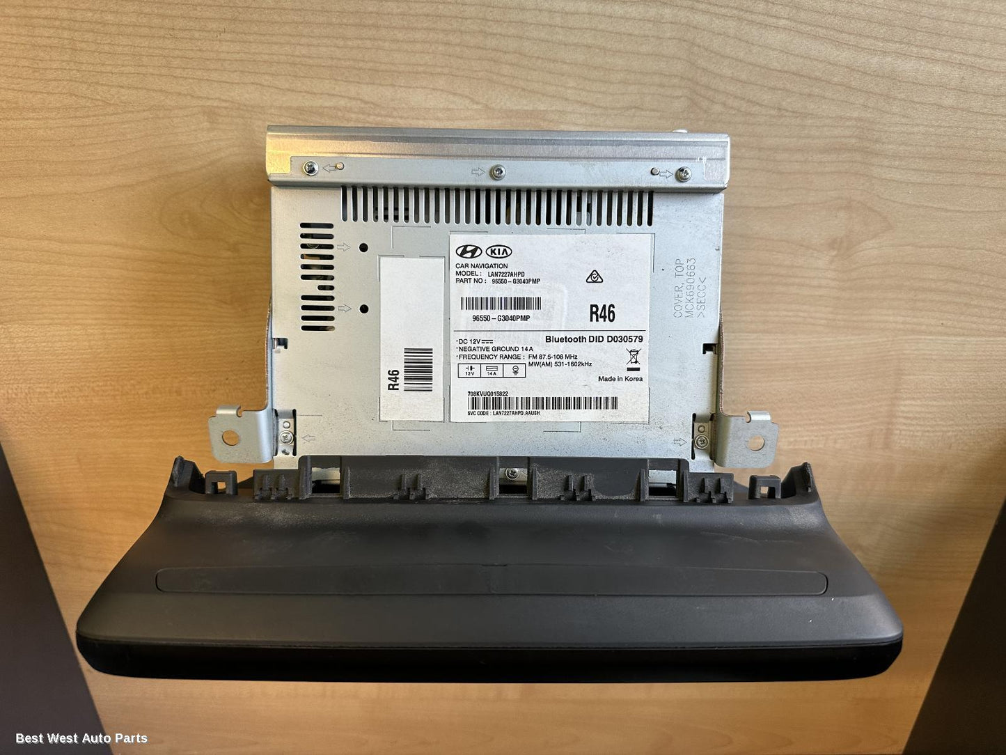 2017 HYUNDAI I30 Radio/Cd/Dvd/Sat/Tv