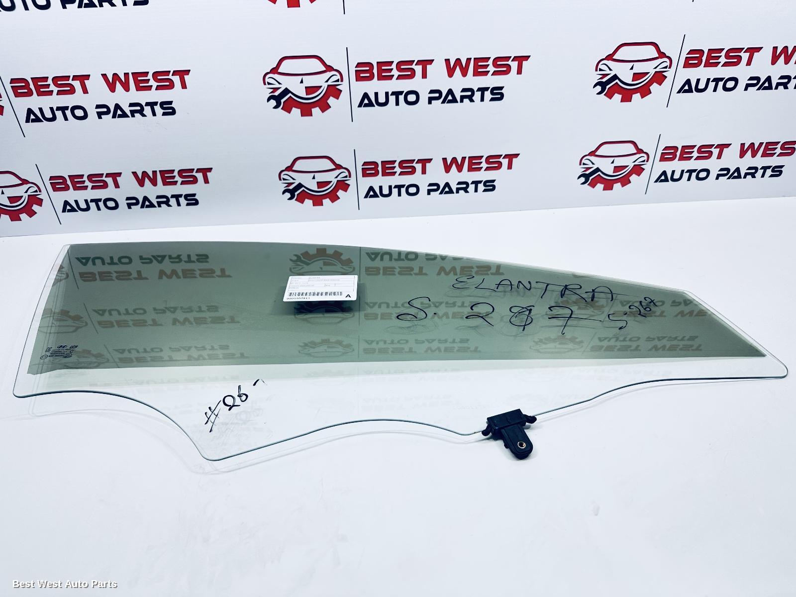 2015 HYUNDAI ELANTRA Right Front Door Window