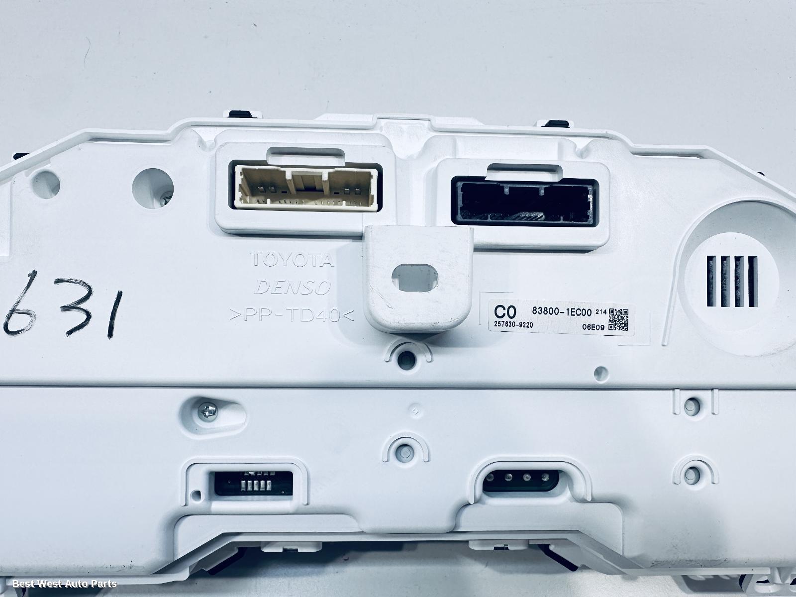 2021 TOYOTA COROLLA Instrument Cluster