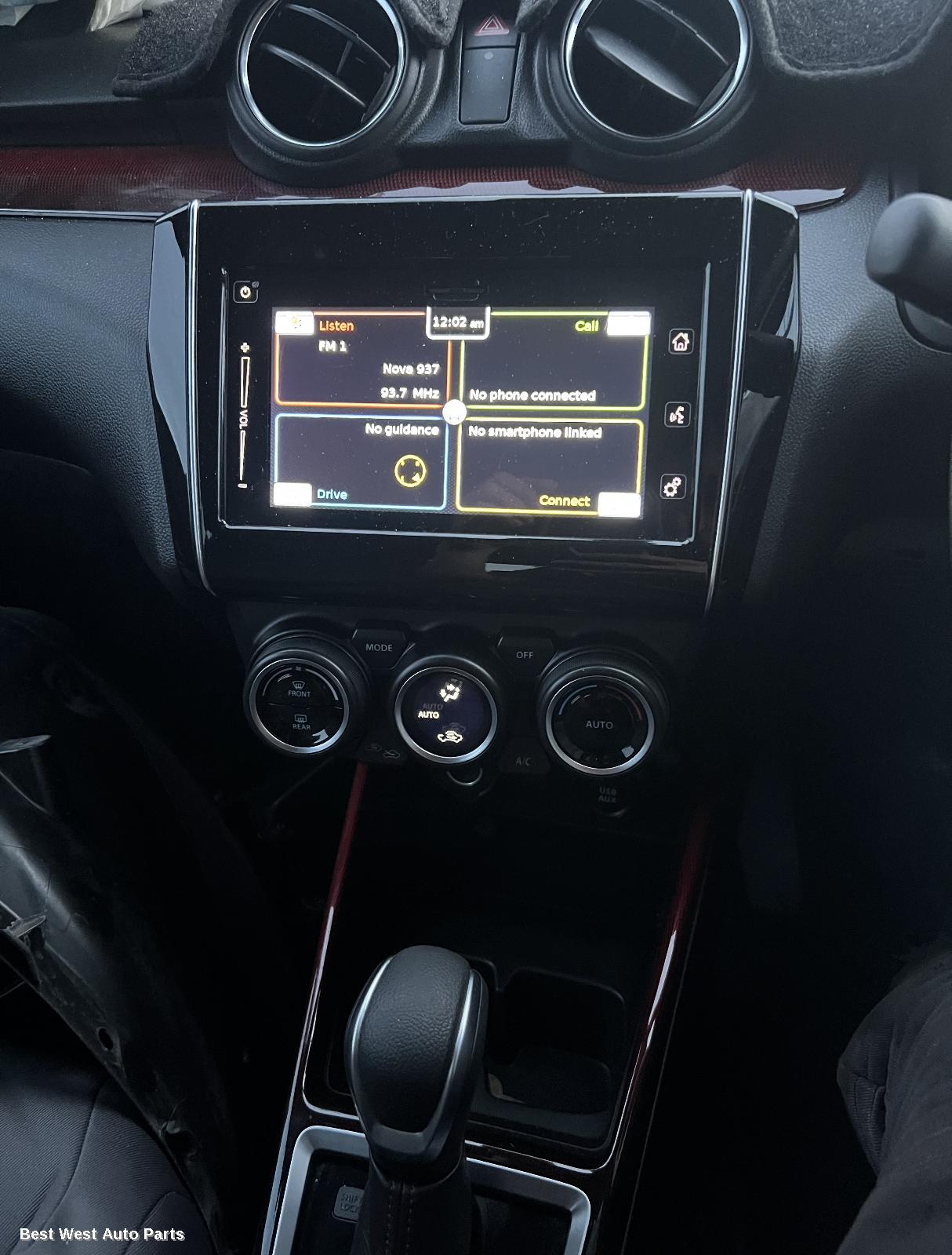2020 SUZUKI SWIFT Heater/Ac Controls