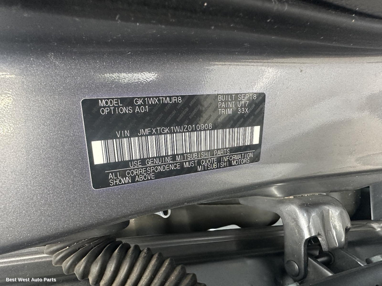 2019 MITSUBISHI ECLIPSE CROSS REVERSE_CAMERA