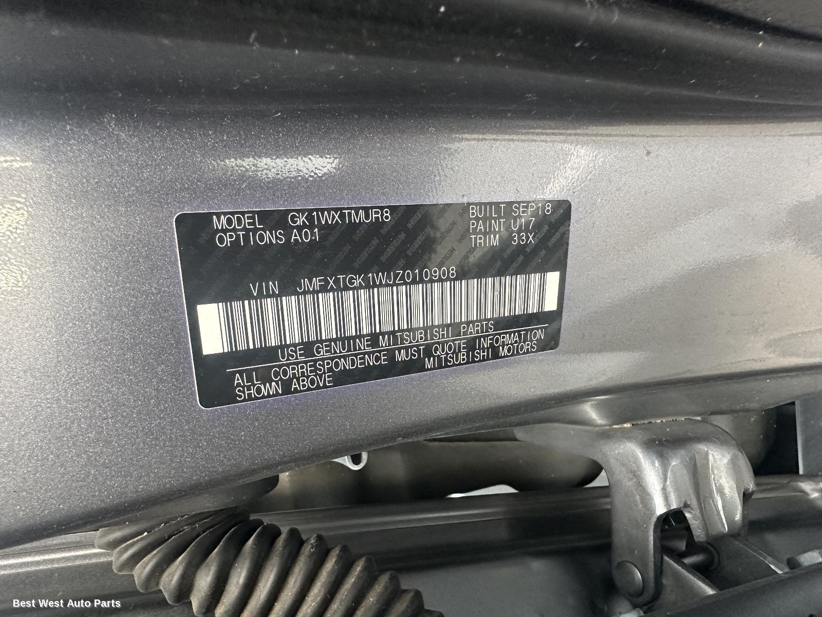 2019 MITSUBISHI ECLIPSE CROSS REVERSE_CAMERA