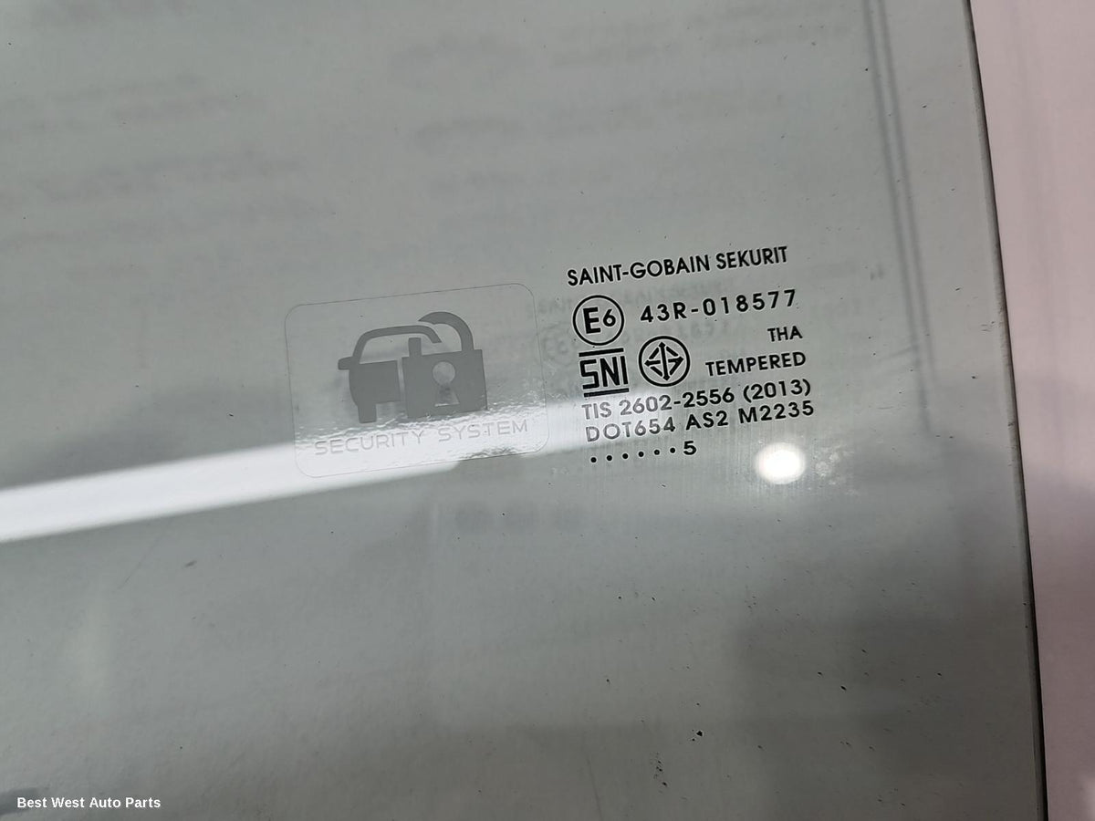 2025 MAZDA BT50 Left Front Door Window