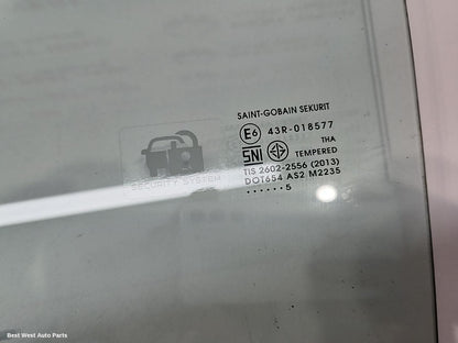 2025 MAZDA BT50 Left Front Door Window