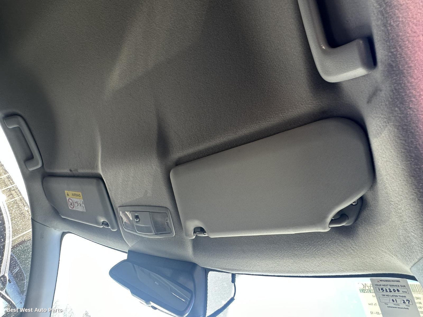 2020 MITSUBISHI ASX Sunvisor