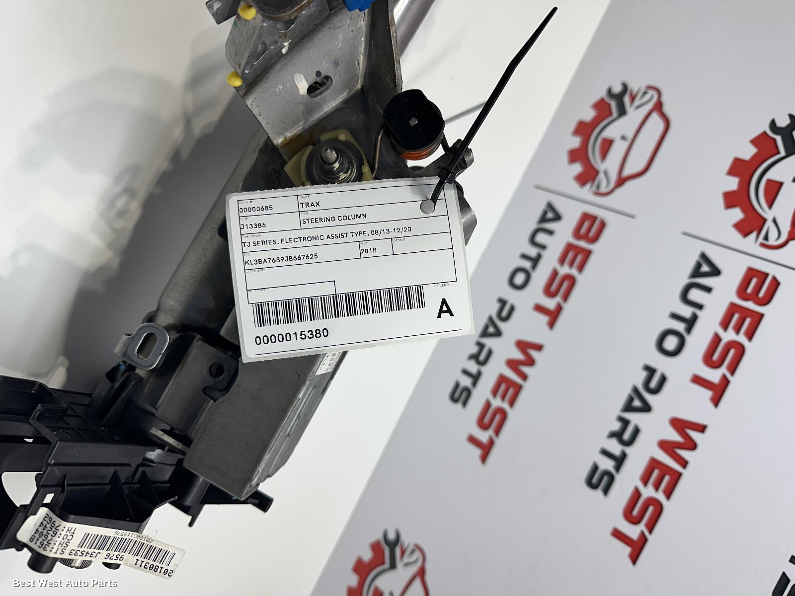 2018 HOLDEN TRAX Steering Column