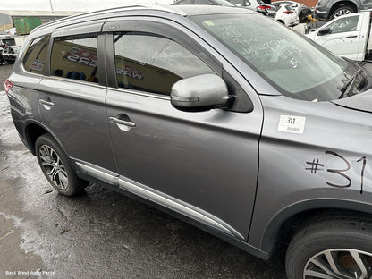 2018 MITSUBISHI OUTLANDER Right Rear Door Window