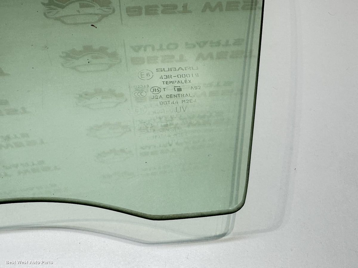 2018 SUBARU XV Left Front Door Window