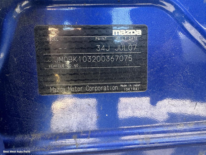 2007 MAZDA 3 Radiator Support