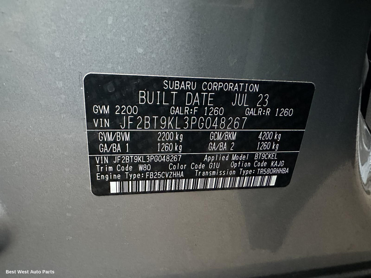 2023 SUBARU OUTBACK REVERSE_CAMERA