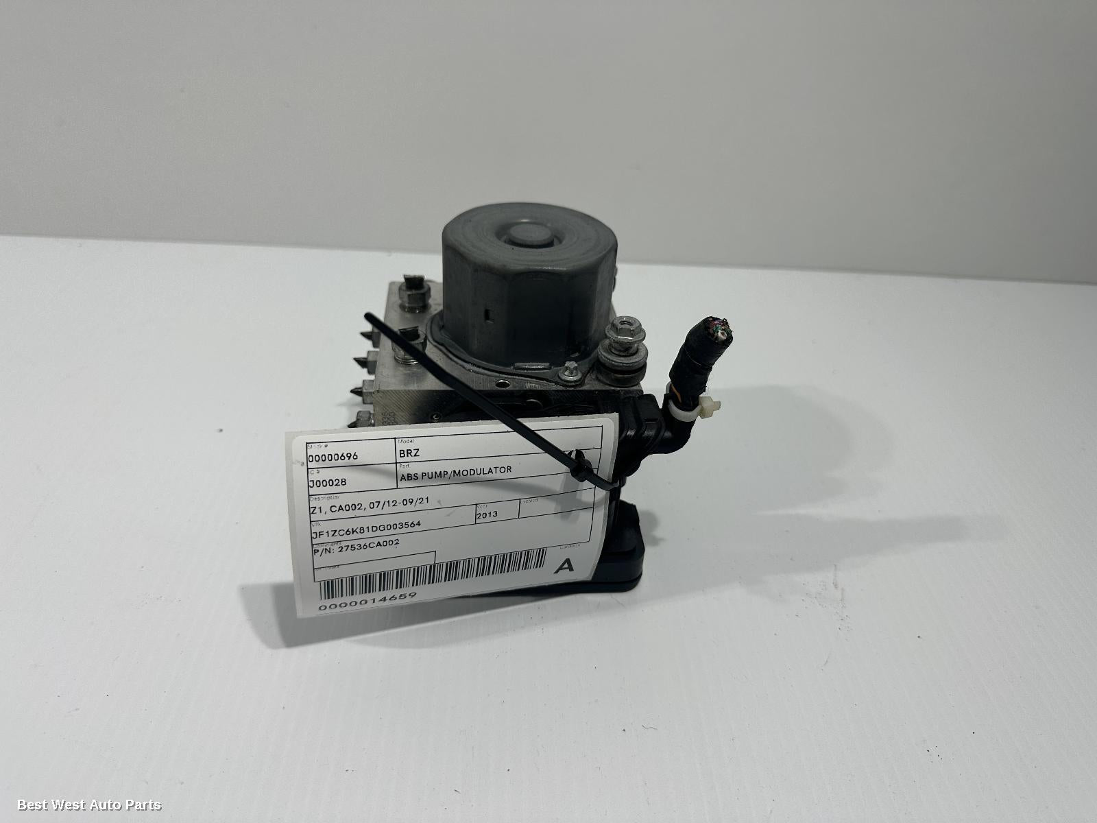2013 SUBARU BRZ Abs Pump/Modulator