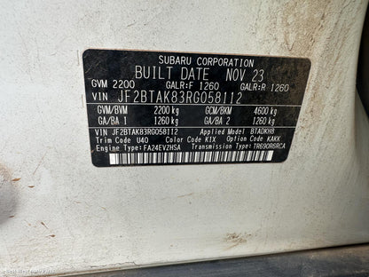 2024 SUBARU OUTBACK Console