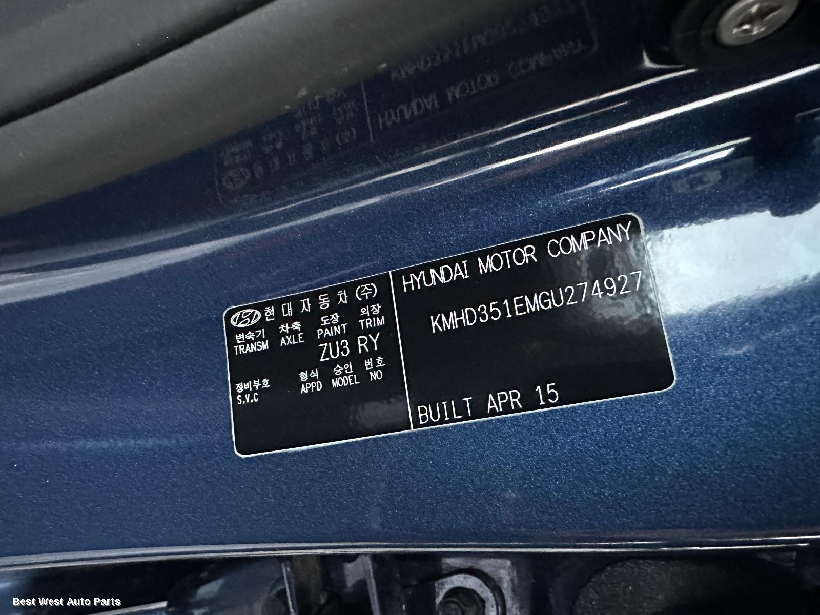 2015 HYUNDAI I30 Gear Stick/Shifter