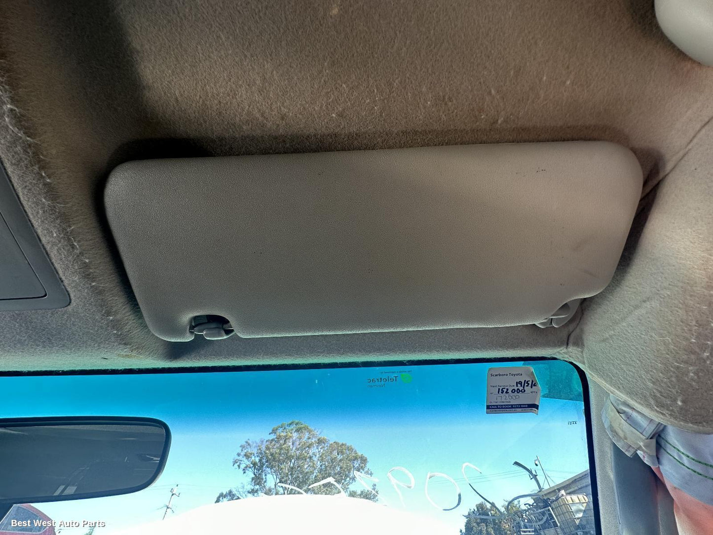 2019 TOYOTA HILUX Sunvisor