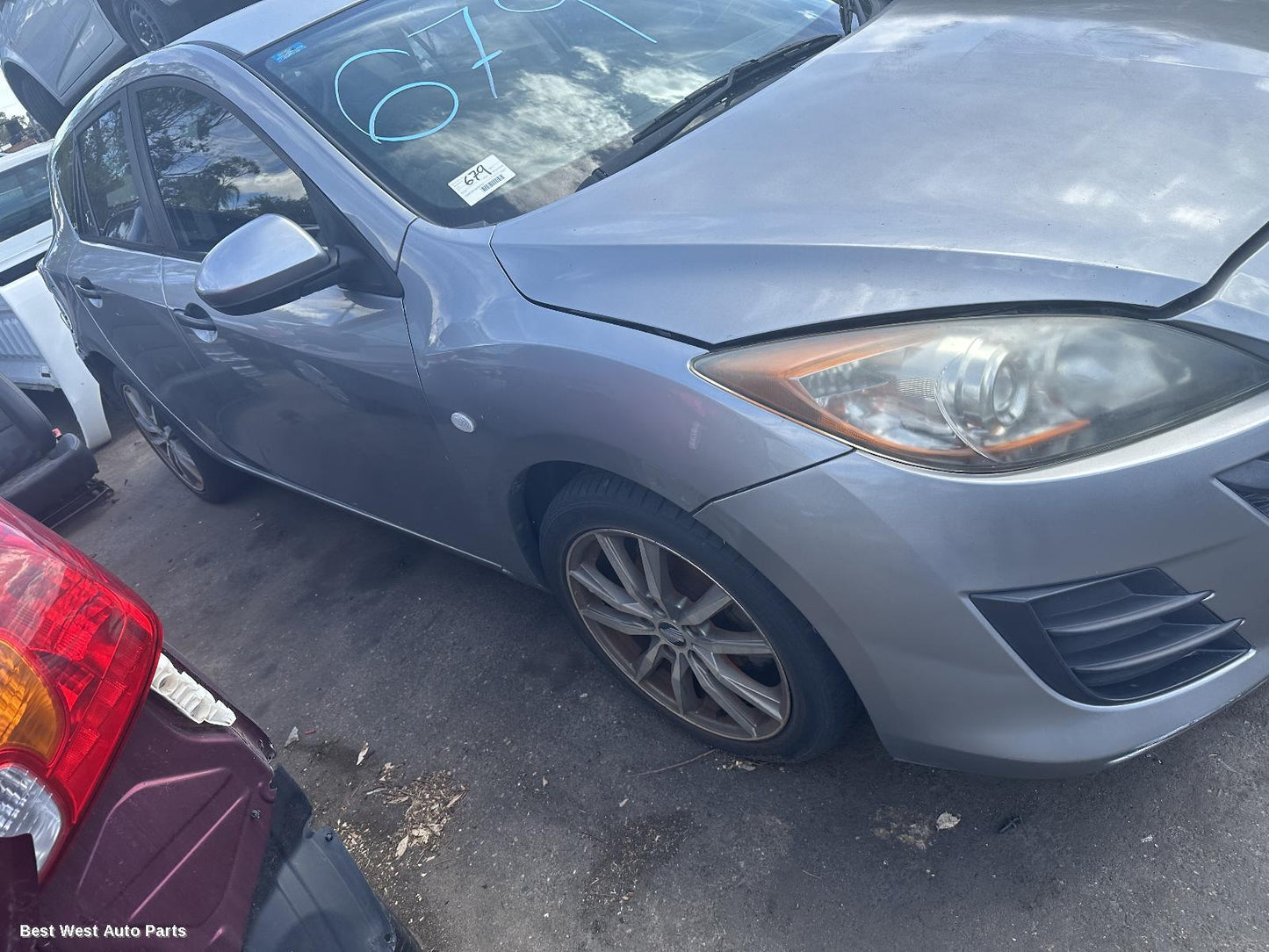 2011 MAZDA 3 Right Door Mirror