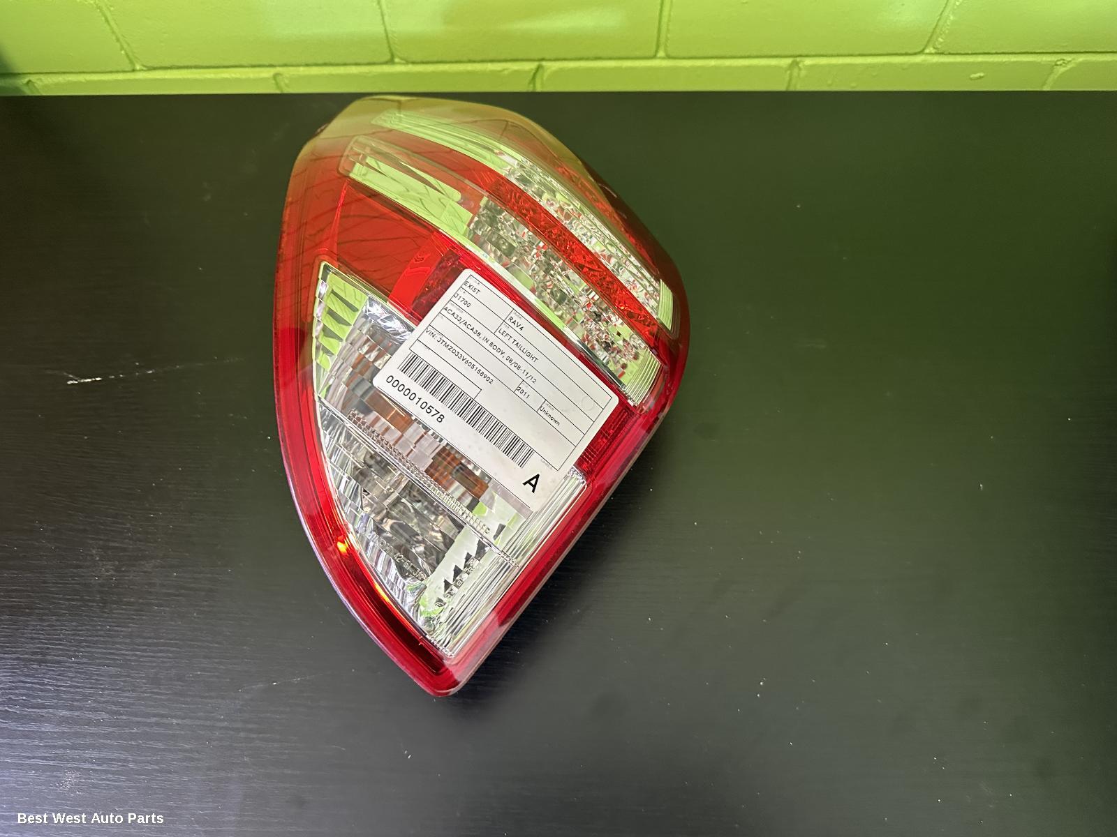 2011 TOYOTA RAV4 Left Taillight