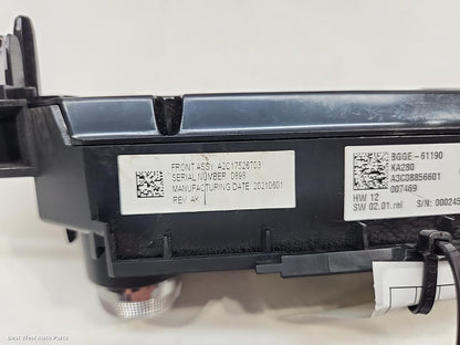 2021 MAZDA 3 Heater/Ac Controls