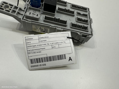 2015 HYUNDAI ILOAD/IMAX Fuse Box