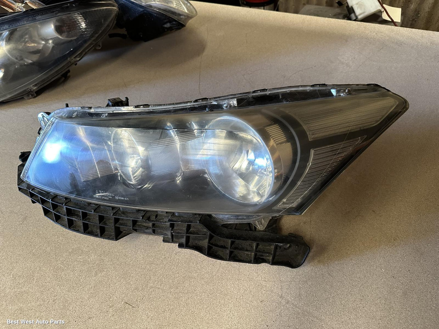 2012 HONDA ACCORD Left Headlamp