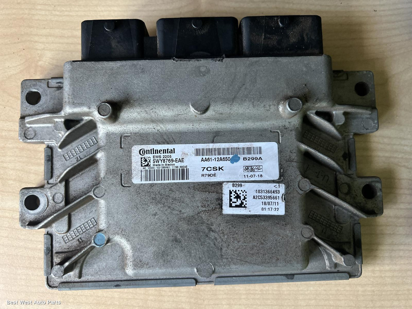 2012 FORD FIESTA Ecu