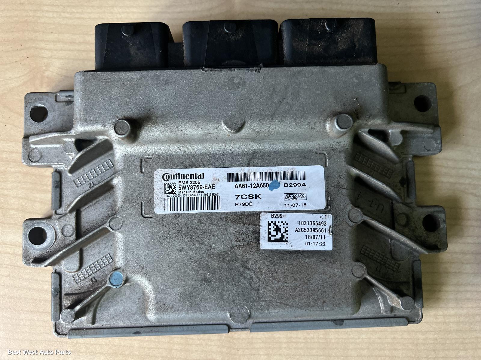 2012 FORD FIESTA Ecu