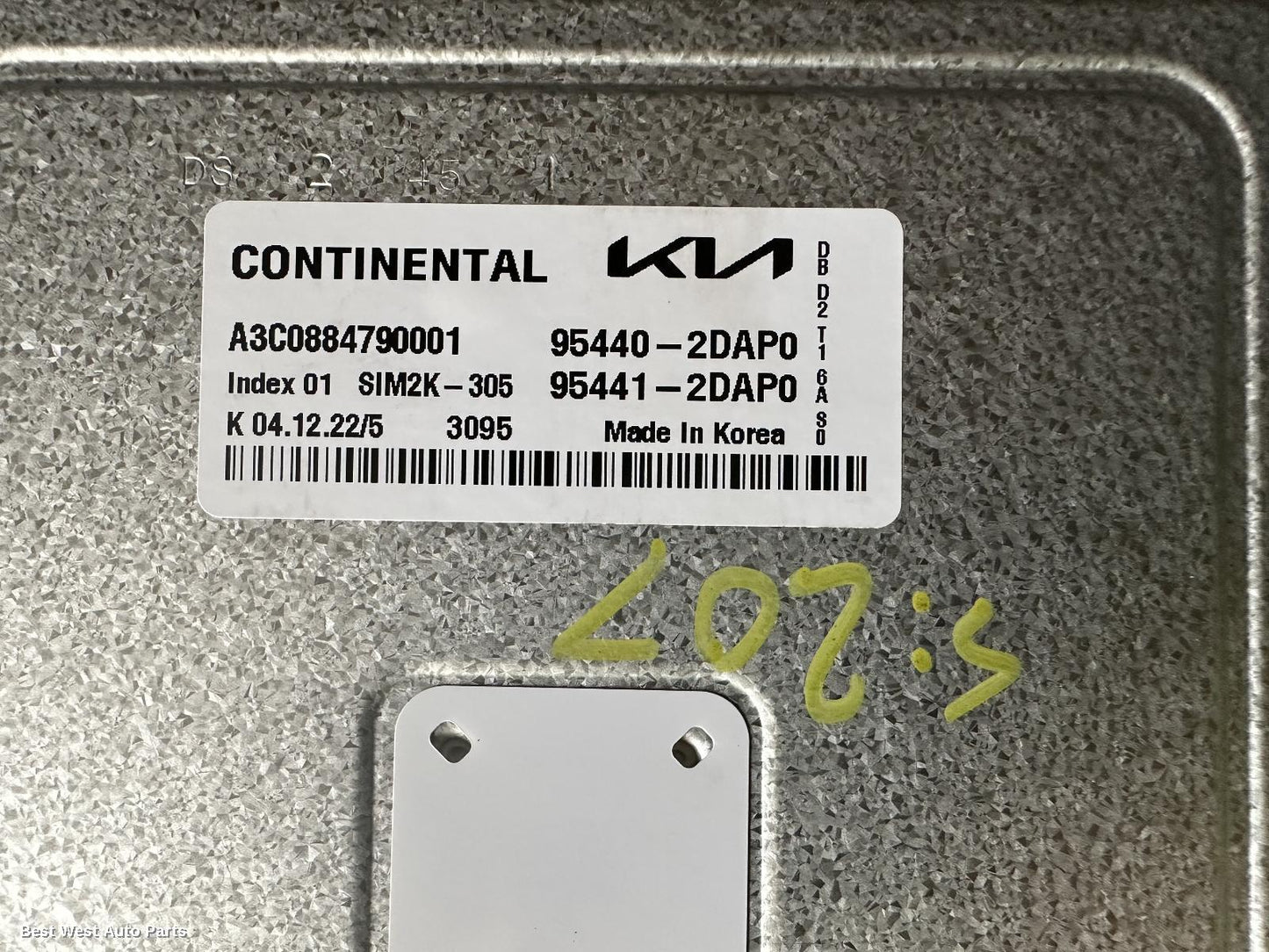 2023 KIA CERATO Ecu