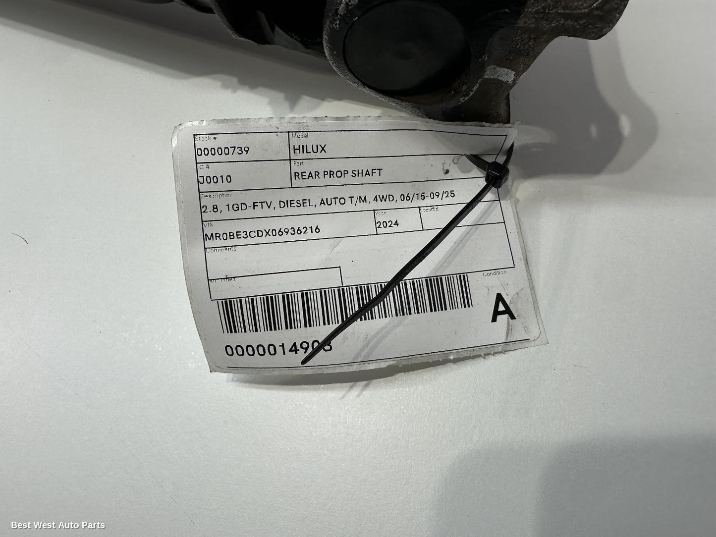 2024 TOYOTA HILUX Rear Drive Shaft