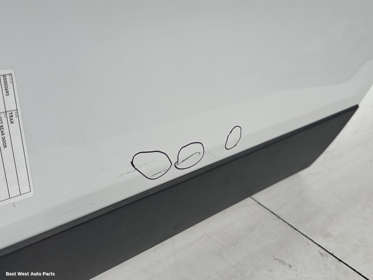2017 HOLDEN TRAX Left Rear Door/Sliding