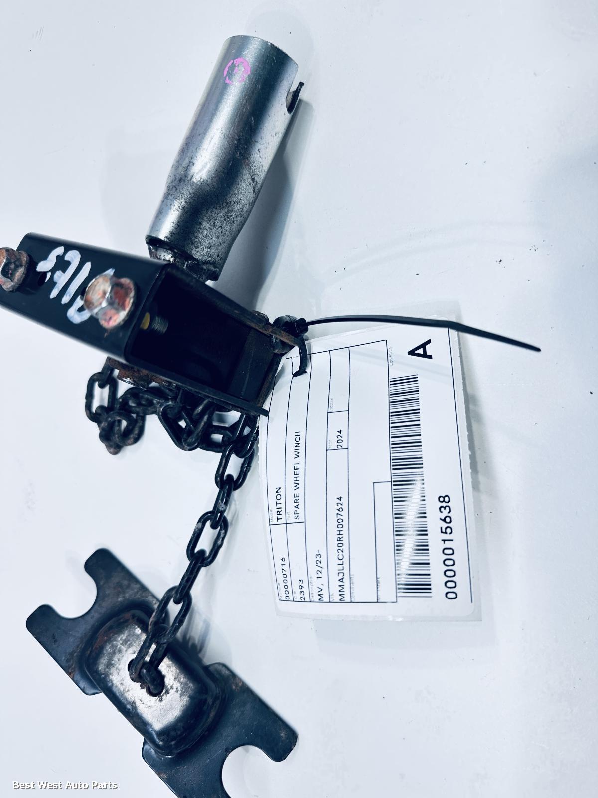 2024 MITSUBISHI TRITON Spare Wheel Winch