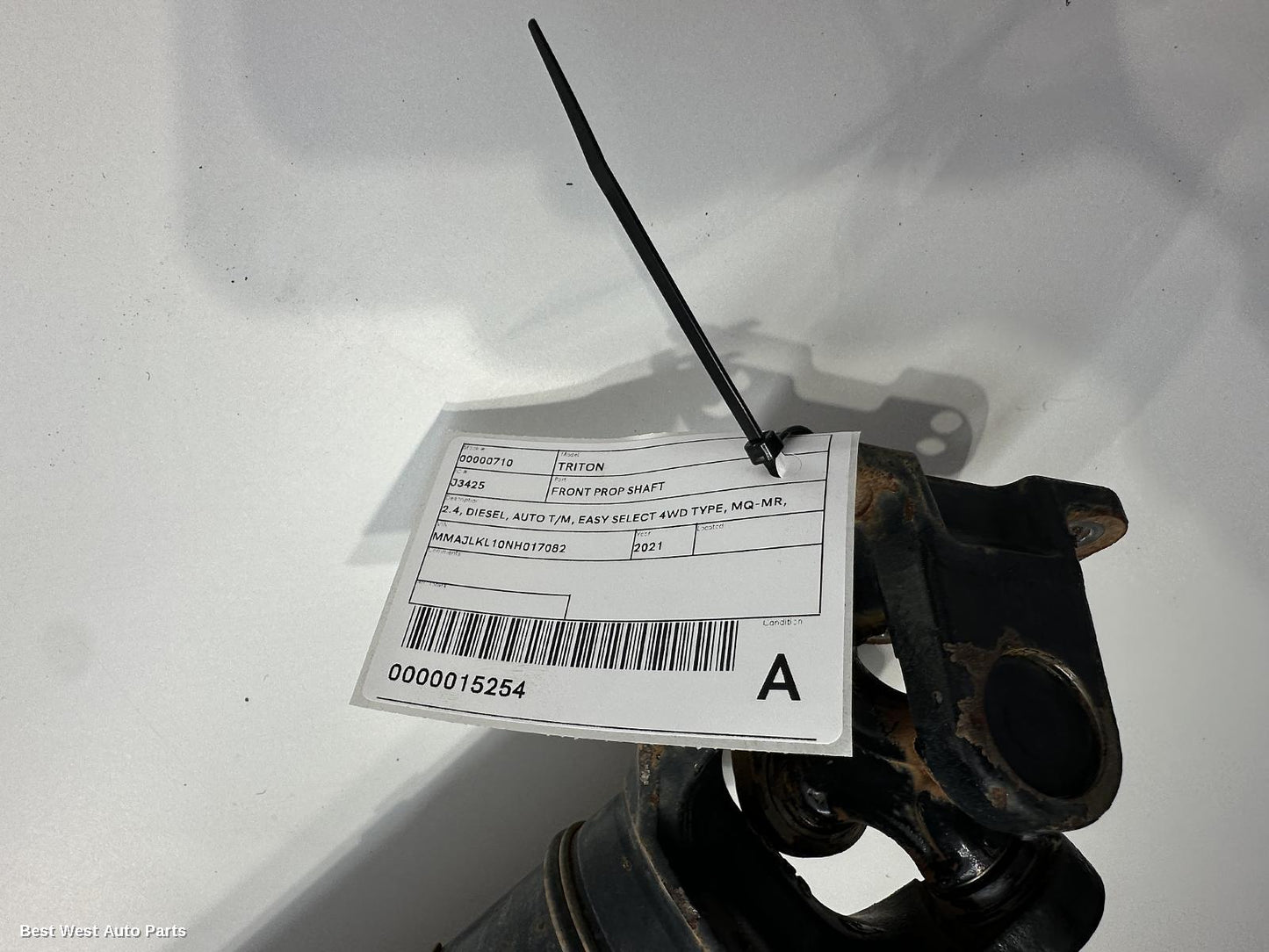 2021 MITSUBISHI TRITON Front Prop Shaft