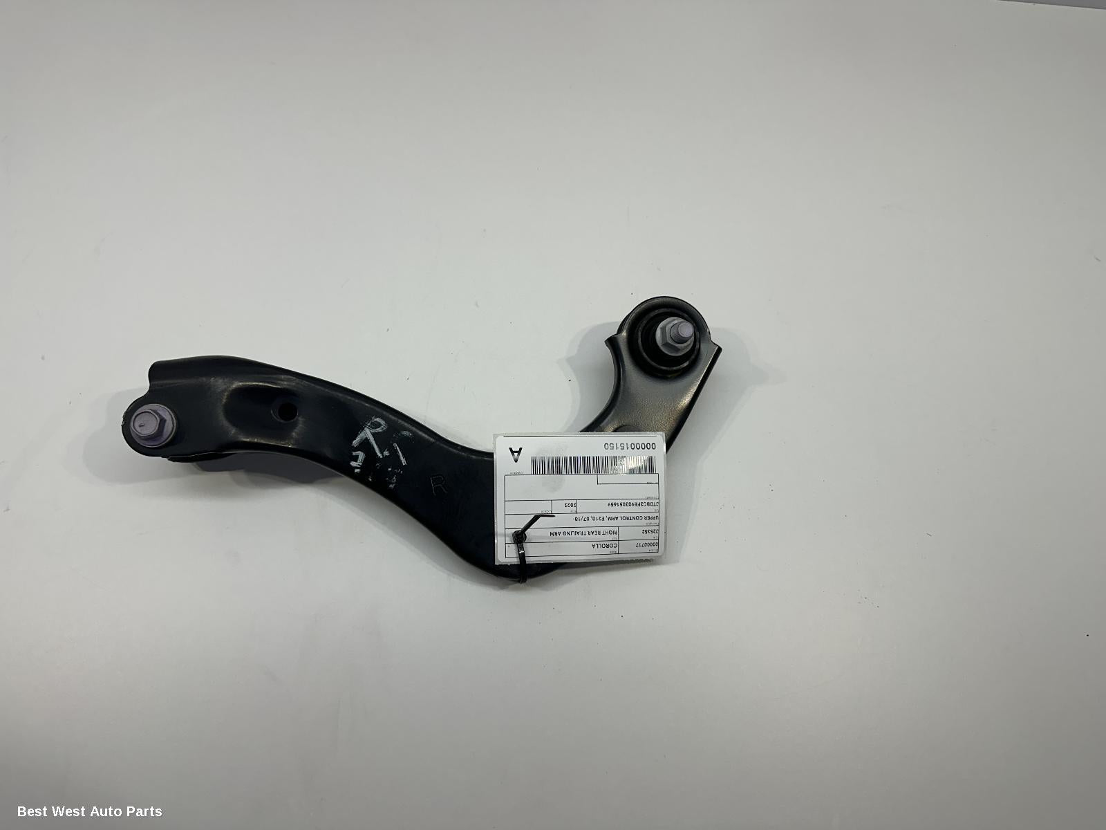 2022 TOYOTA COROLLA Left Rear Trailing Arm