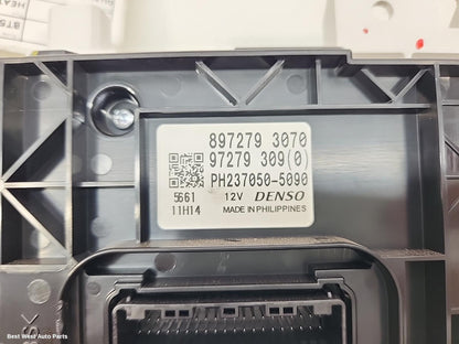 2025 MAZDA BT50 Heater/Ac Controls