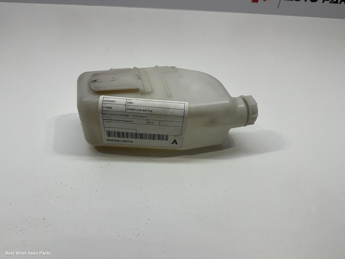 2016 HONDA CRV Overflow Bottle