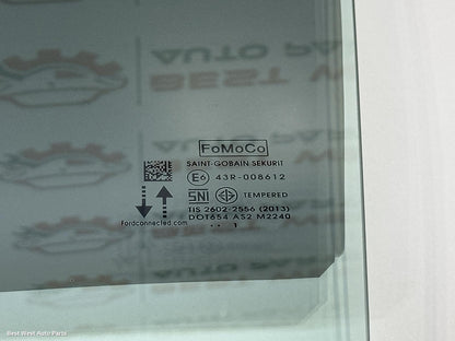 2021 FORD RANGER Left Front Door Window