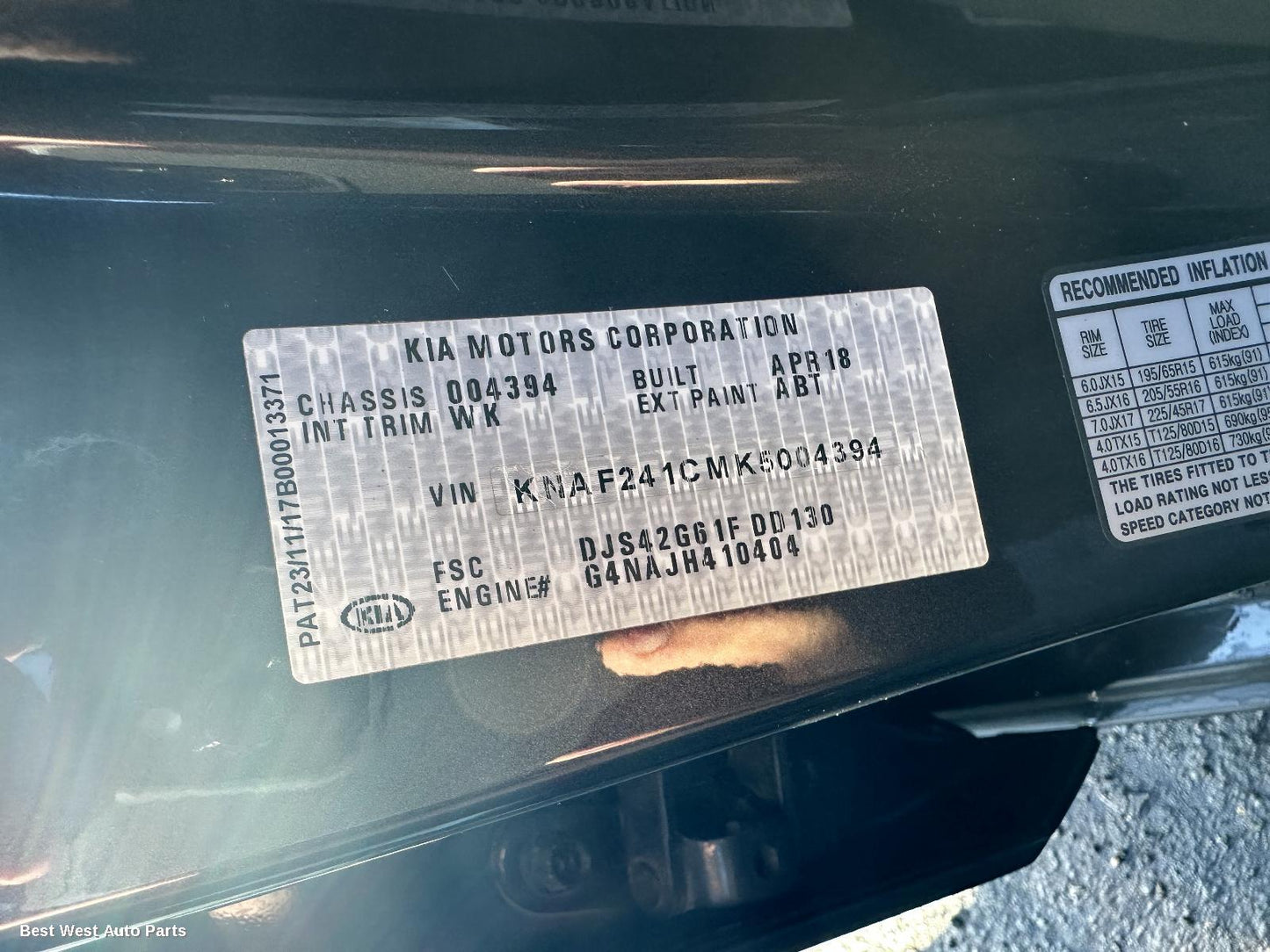 2019 KIA CERATO Gear Stick/Shifter