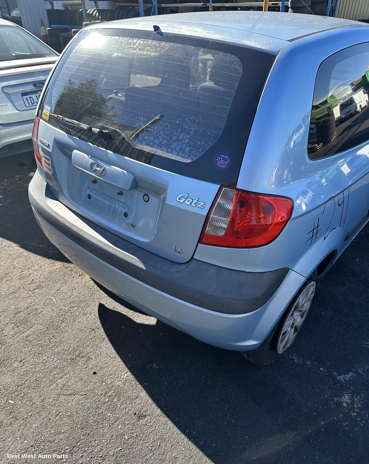 2010 HYUNDAI GETZ Bootlid/Tailgate