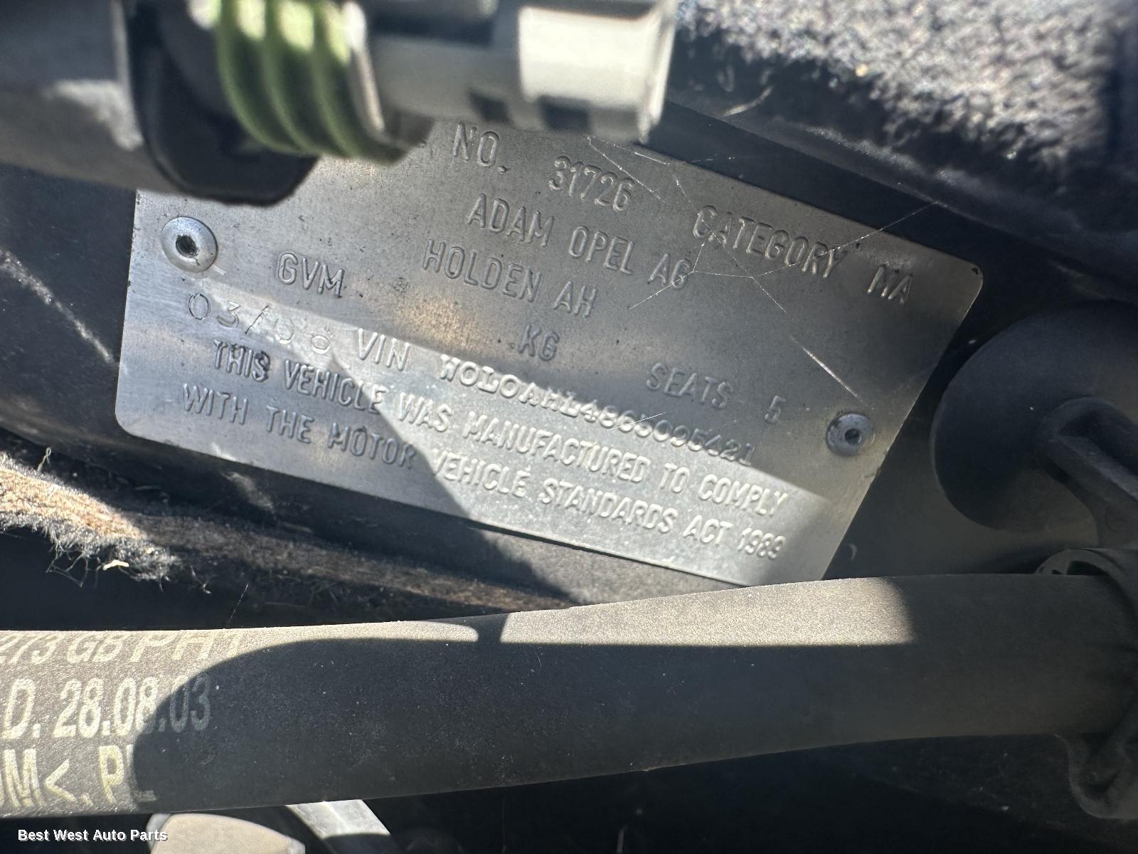 2006 HOLDEN ASTRA Front Bumper