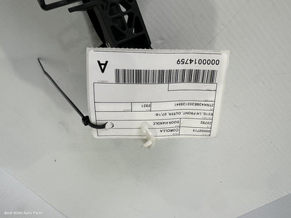 2021 TOYOTA COROLLA Door Handle