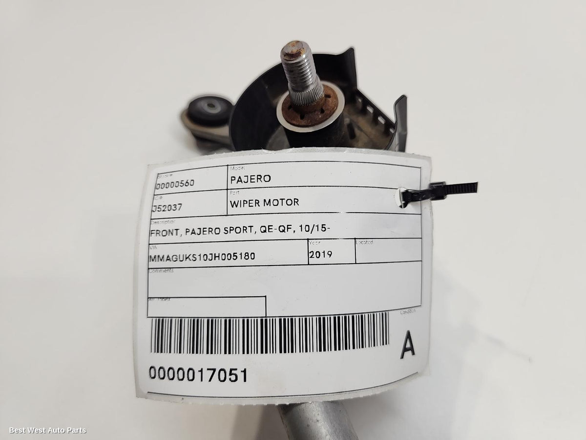 2019 MITSUBISHI PAJERO Wiper Motor