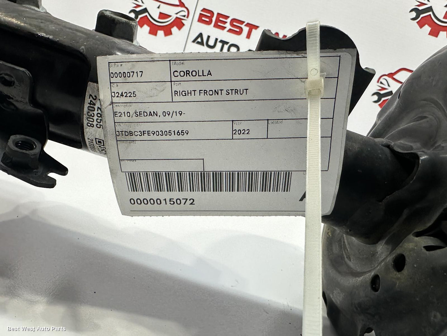 2022 TOYOTA COROLLA Right Front Strut