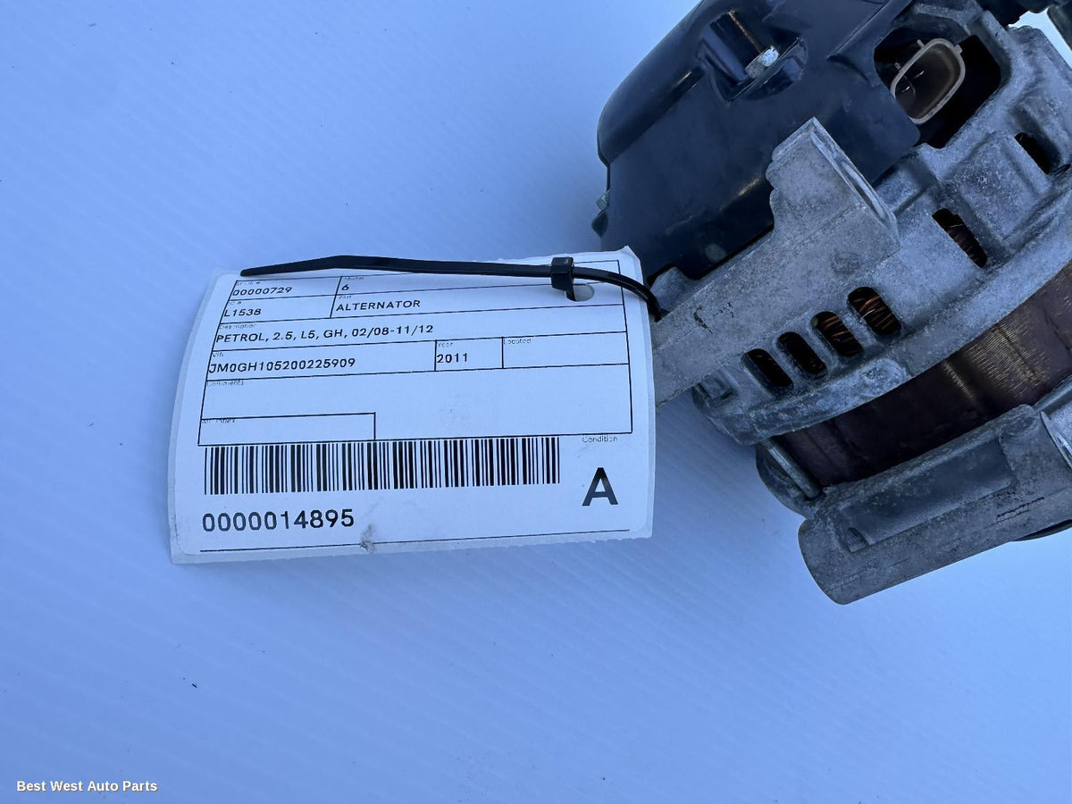 2011 MAZDA 6 Alternator