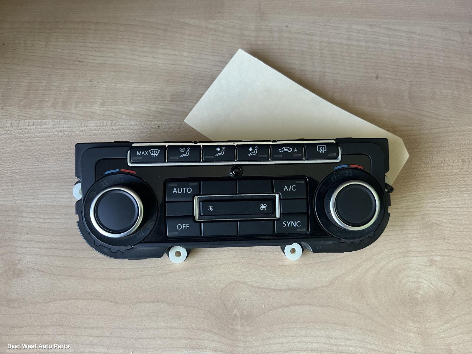 2012 VOLKSWAGEN GOLF Heater/Ac Controls