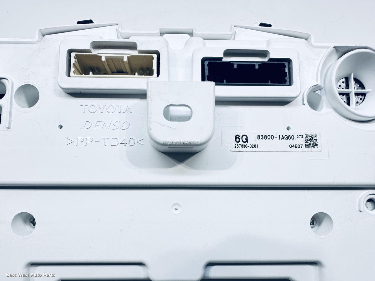 2021 TOYOTA COROLLA Instrument Cluster