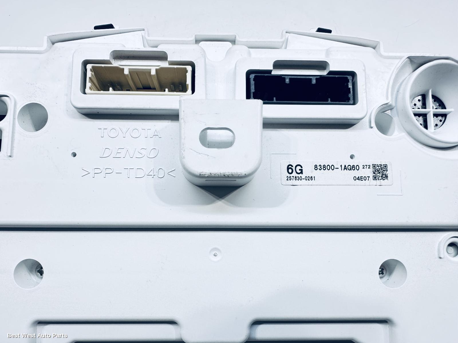 2021 TOYOTA COROLLA Instrument Cluster