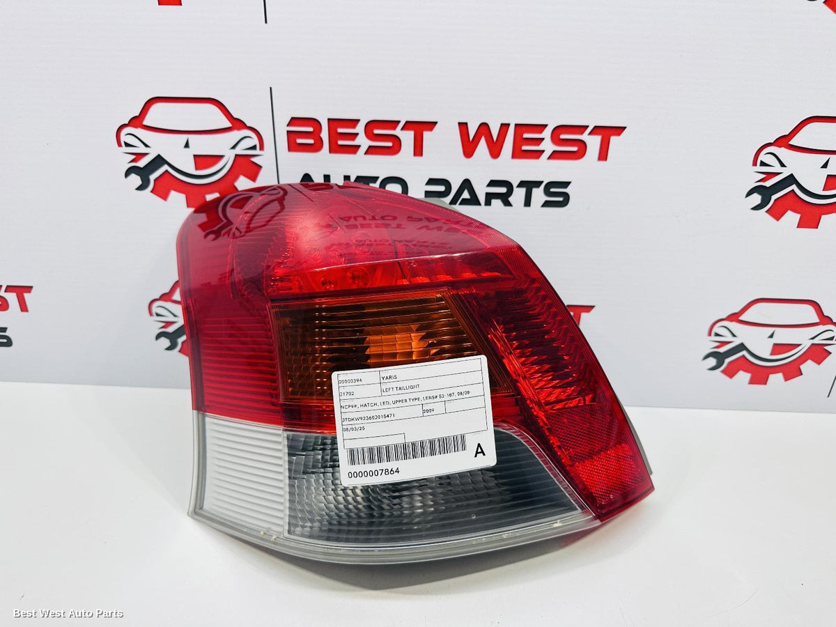 2009 TOYOTA YARIS Left Taillight