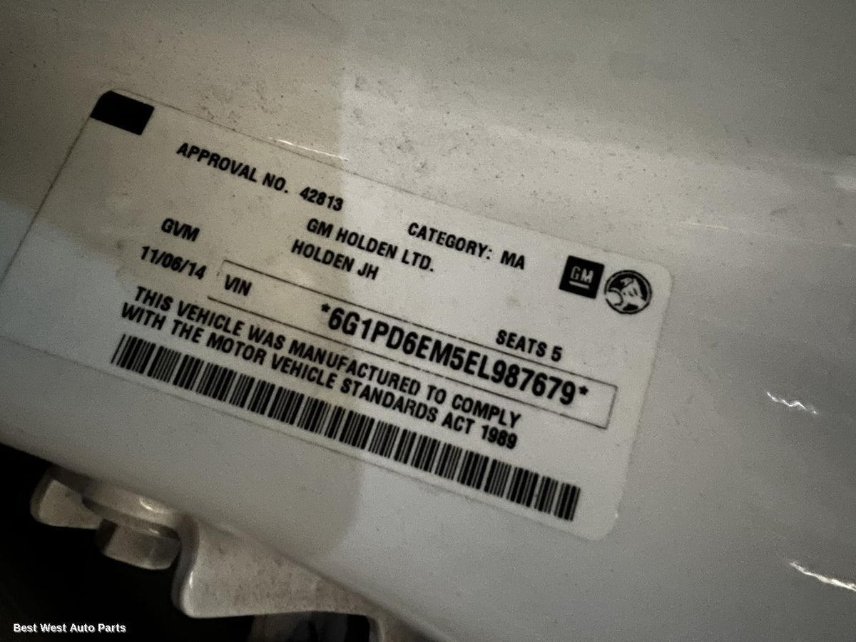 2014 HOLDEN CRUZE Alternator