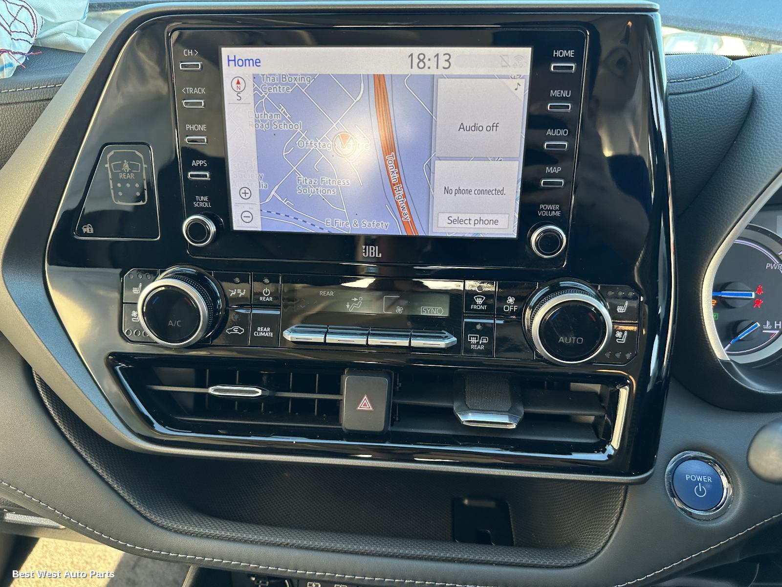 2022 TOYOTA KLUGER Radio/Cd/Dvd/Sat/Tv